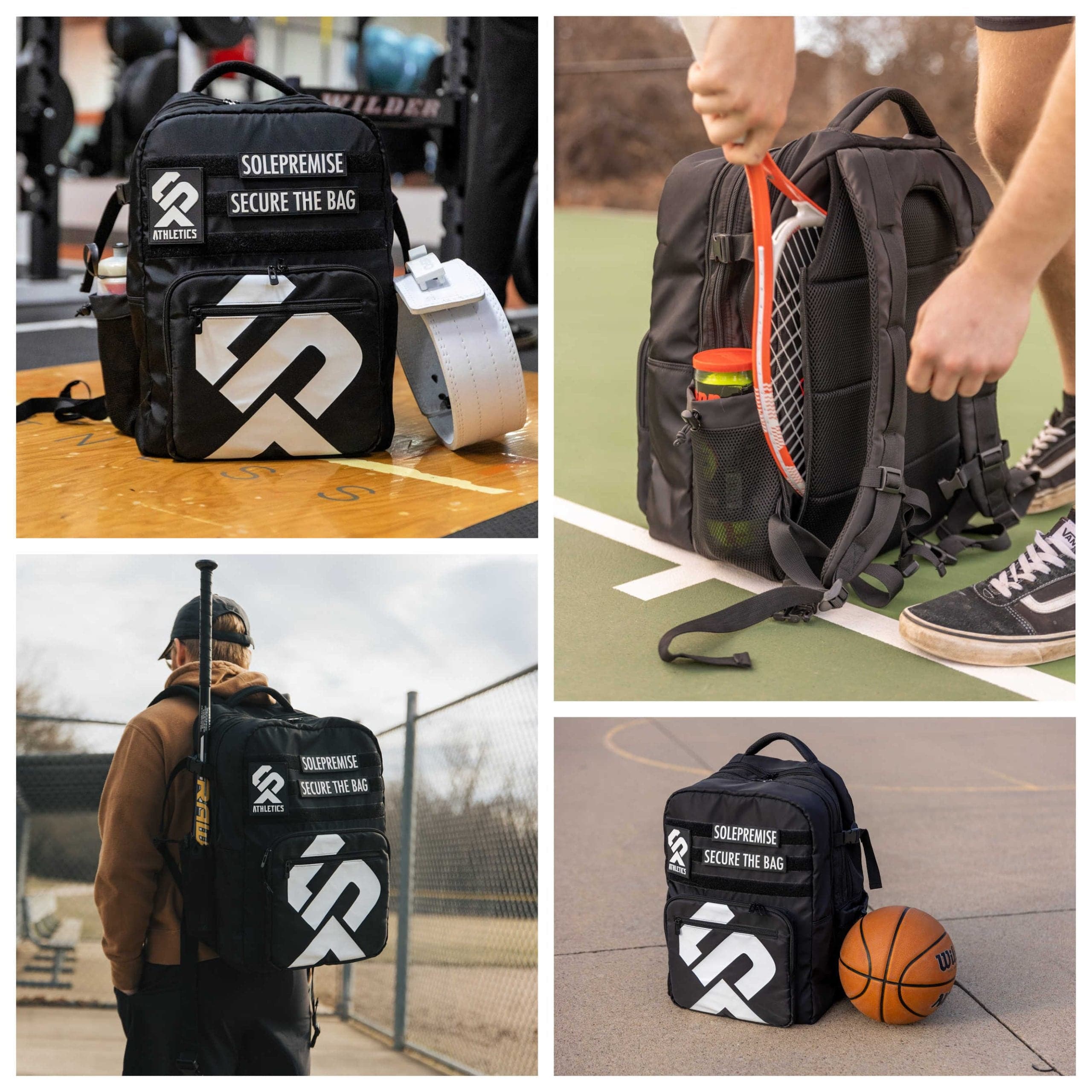Sports equipment backpack